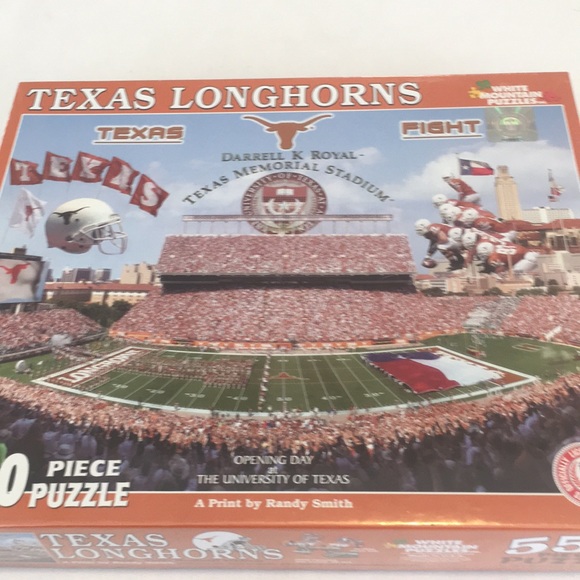 The Texas Longhorns Stadium 550 Piece Puzzle NEW A FUN must for the longhorn fan - Picture 2 of 5